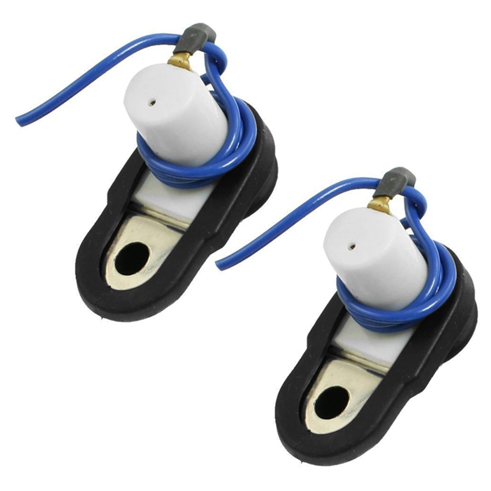 TAMOSH 4 Pcs Car Vehicle Interior Door Courtesy Light Switch Button Black