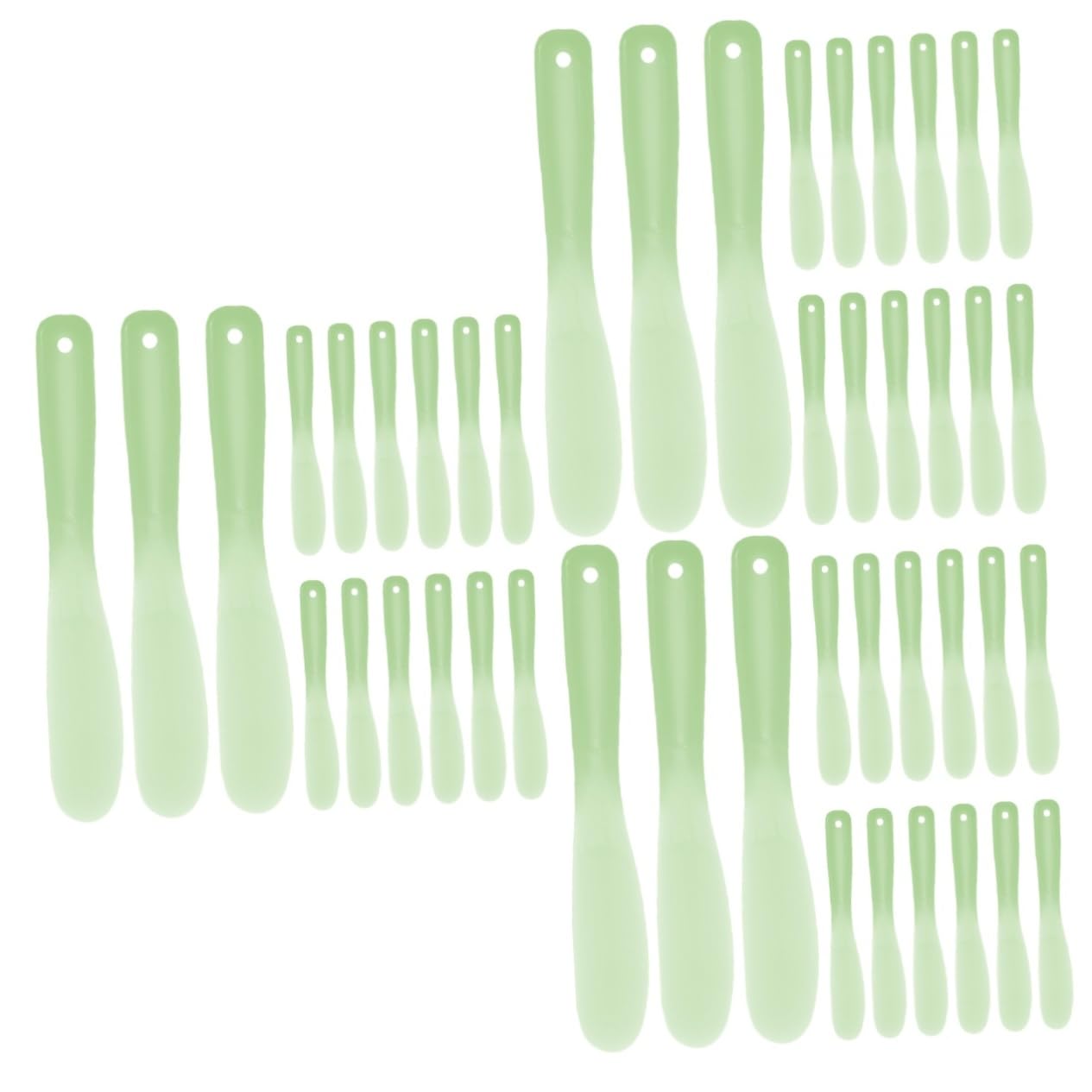 Beavorty 4 Juegos Palo De Máscara Espátulas Cosméticas Utensilio Kit De Maquillaje Make up Kit Espátula Para Remover Maquillaje Mezclador Cosmético Gel De Sílice Reutilizable 20 Piezas * 4