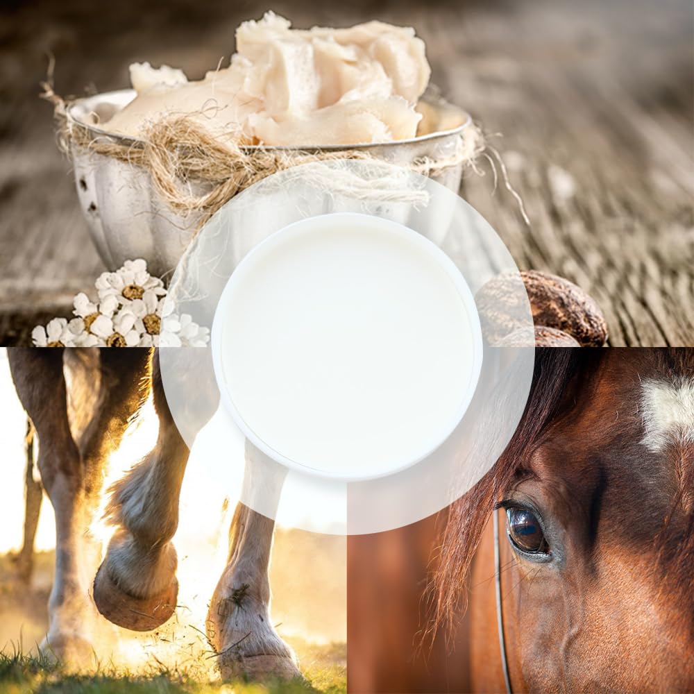 Wild Horses | Grasso per Zoccoli al Burro di Karitè, Rigenera, Isola e Protegge, Cura le Falangi Fragili, Secche o Screpolate, 500g, Made in Italy