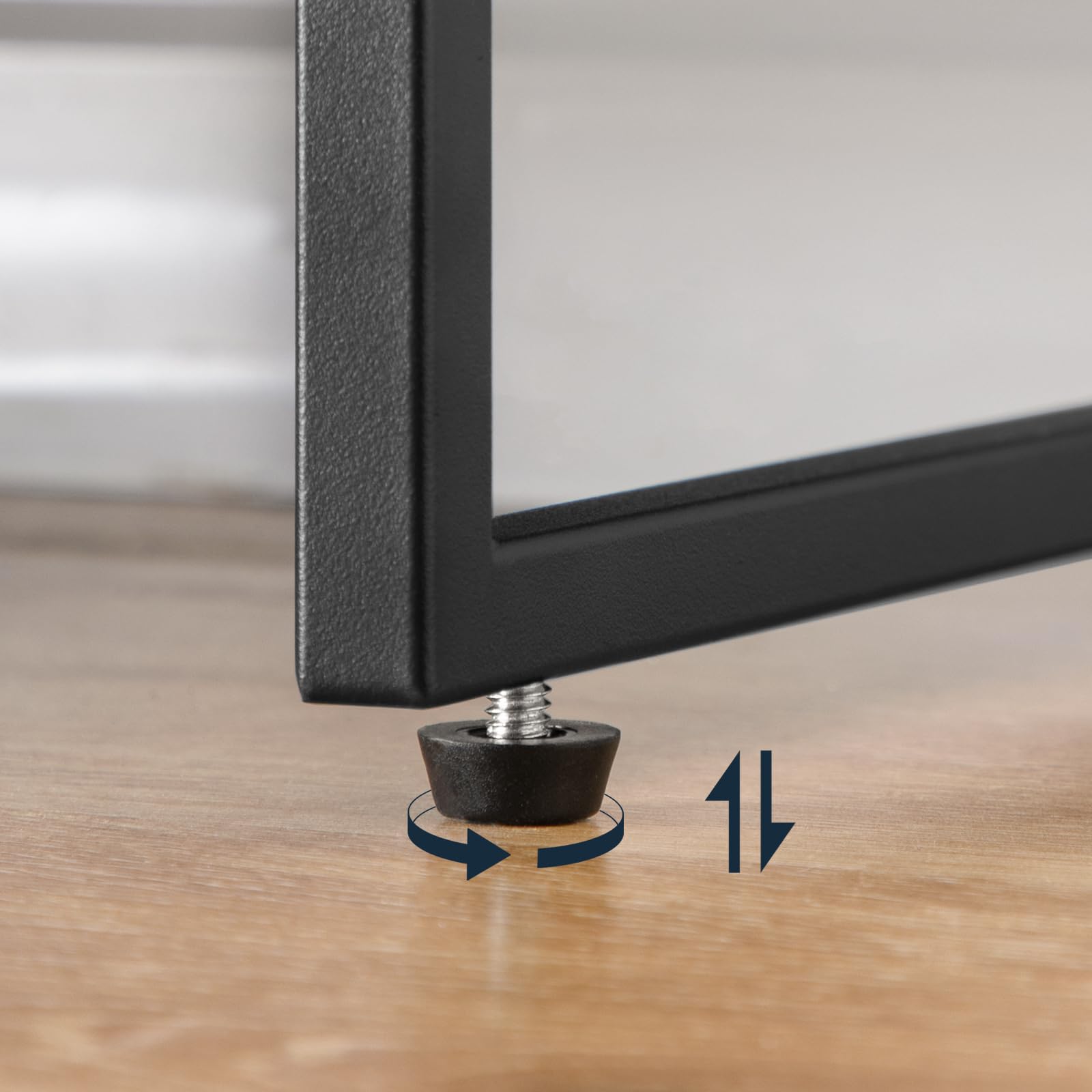 HOOBRO Scarpiera a 6 Livelli, Scaffale per 18-24 Paia di Scarpe, Organizzatore Portascarpe Stabile e Resistente, per Ingresso, Armadio, Corridoio, Dormitorio, Grigio e Nero EBG67XJ01G1