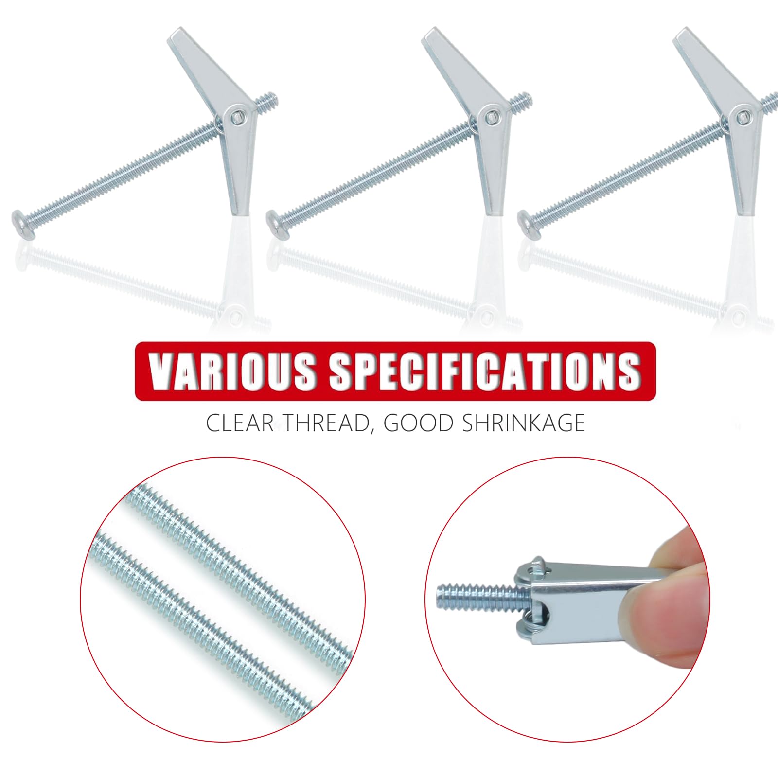 Heavy Duty Drywall Anchors - 12 Pack -2