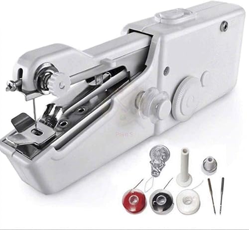 Portable Sewing Machine, Mini Sewing Professional Cordless Sewing Handheld Electric Household Tool - Quick Stitch Tool for Fabric, Clothing, or Kids
