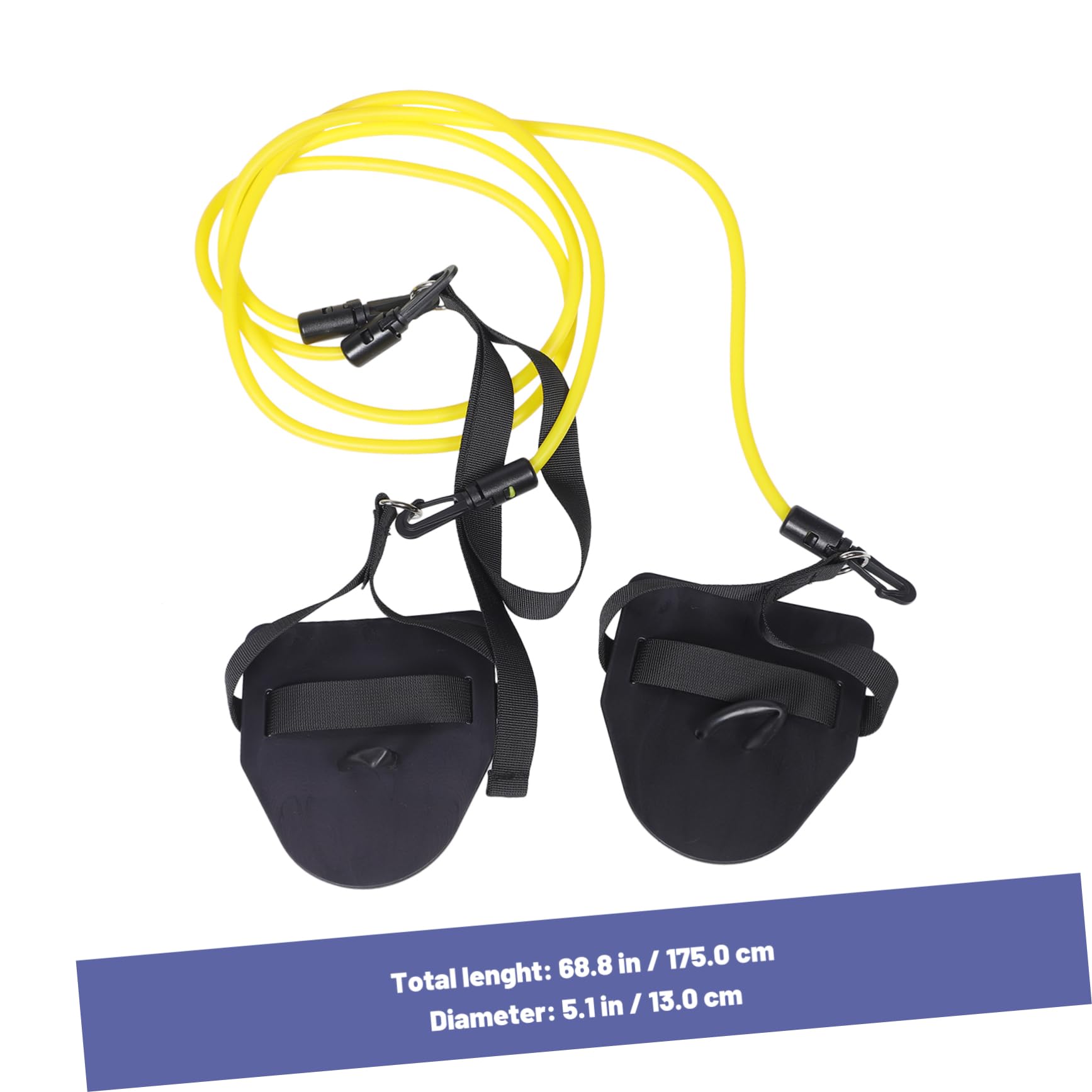 Parliky Adjustable Swim Training Belt Swimming Lessons Equipment Pool Training Band Resistance Band for Adults