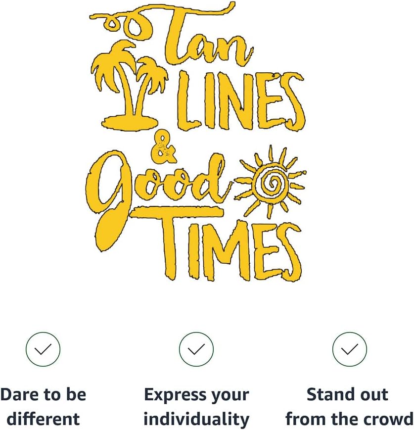 Good Times and Tan Lines Racerback Cropped Tank - Palm Tree Women's Tank - Cool Tank Top