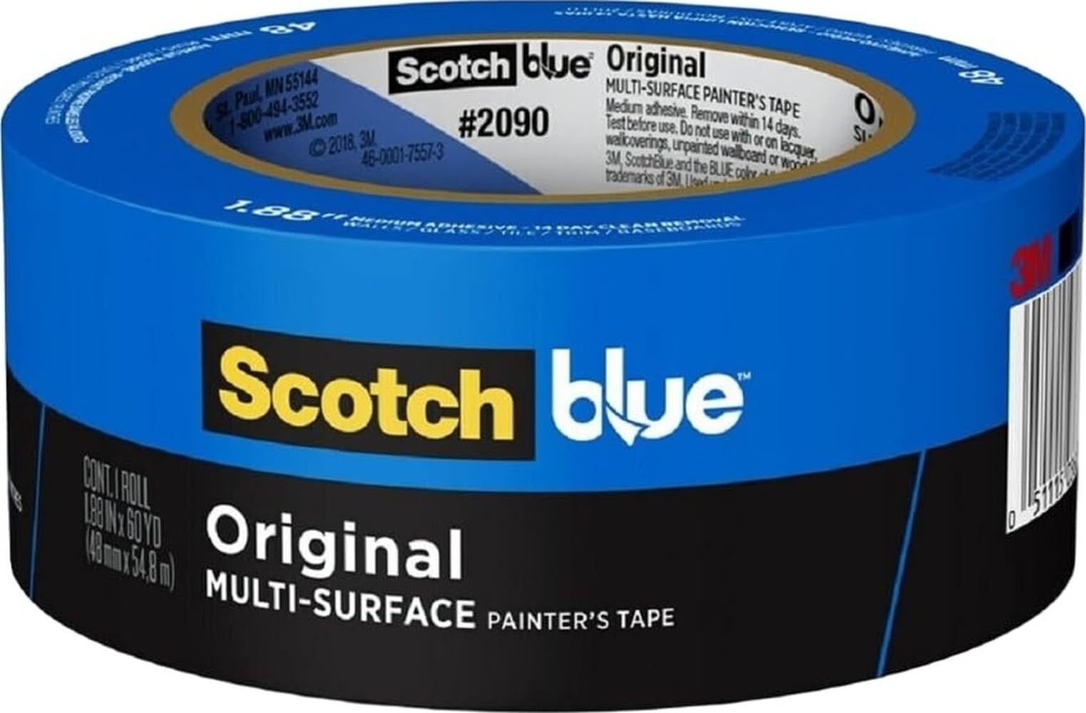 Photo 1 of ScotchBlue Original Painter's Tape, 1.88" Wide