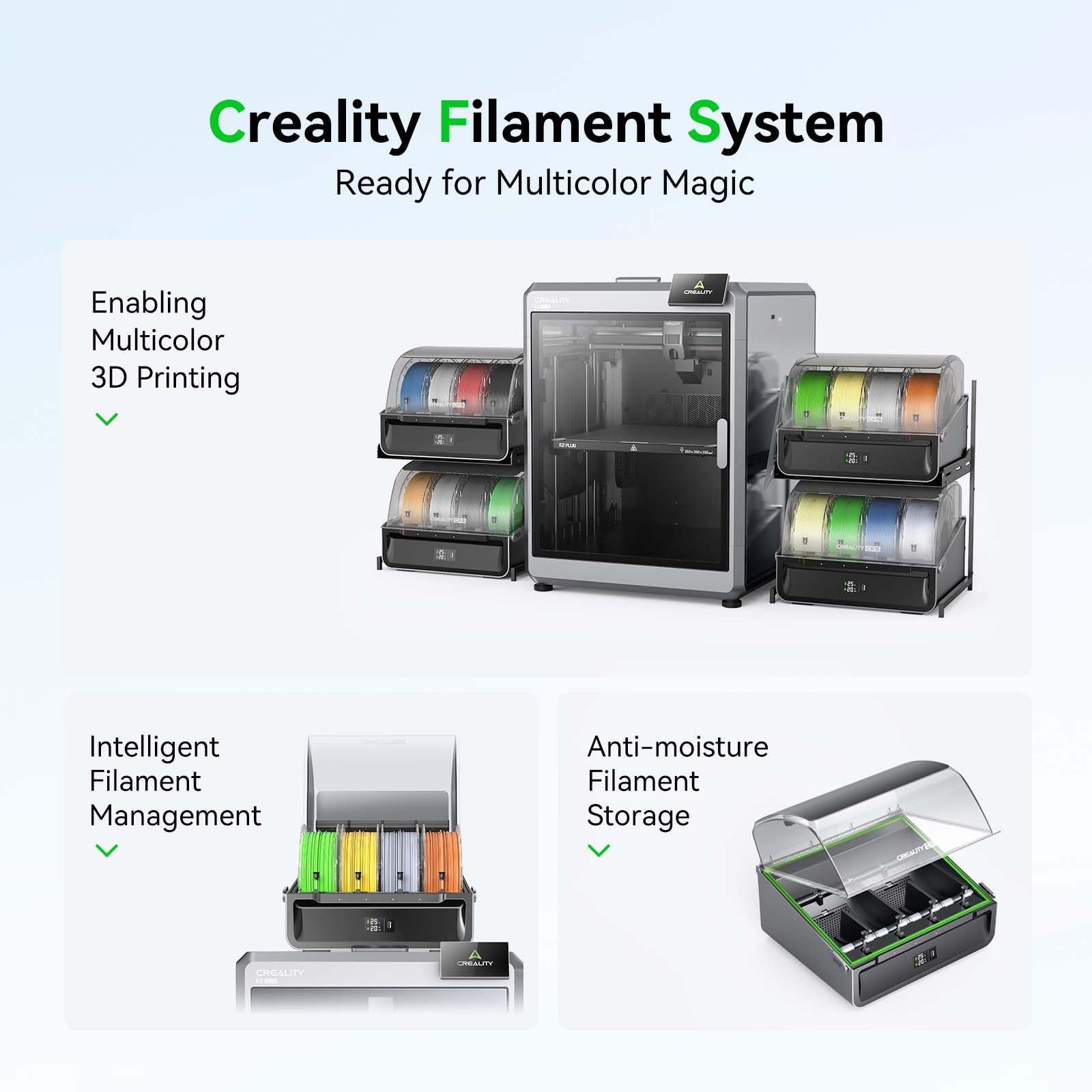 [まっつん様] Creality CFS マルチカラー 自動フィラメントシステム Amazon.com: Creality Official CFS Multicolor 3D Printer