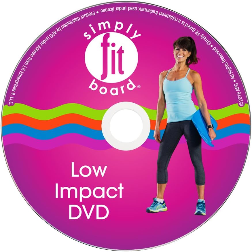 Simply Fit Board Workout DVDs - 21 Day Challenge DVD, Core & Buns DVD, Low Impact DVD