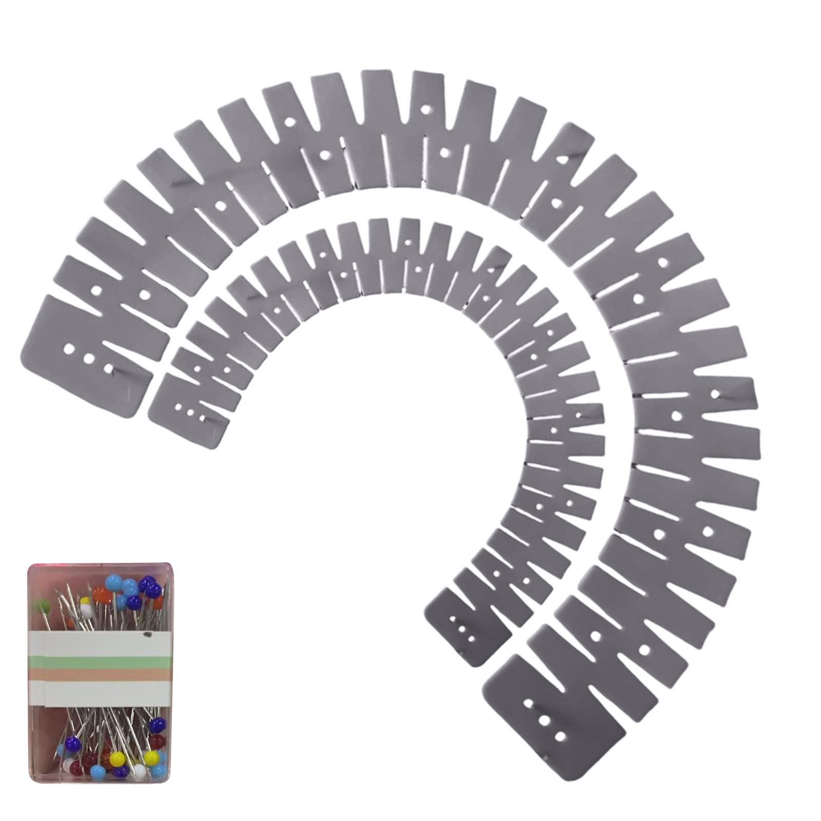 Lot De 2 Guides De Couture Flexibles Adaptés Pour L'alignement Des Tissus, Outil De Couture Thermique Stable En Silicone Pour Couture Sans Couture