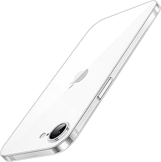 JETech Coque Ultra Fine pour iPhone 16e 6,1 Pouces 2025, Protection Complète Objectif de Caméra, Étui Housse Dur Légère en PP Transparent Minimaliste (Transparente)
