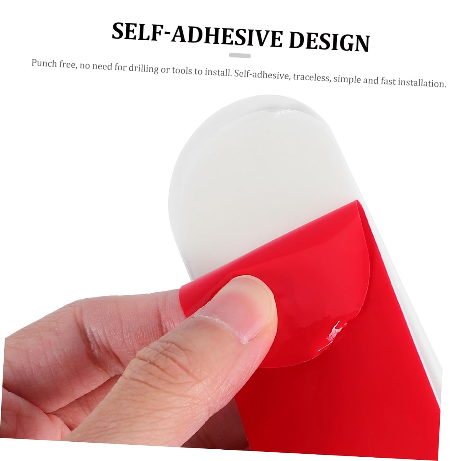 IMIKEYA 5pcs Self Adhesive Wall Mount Socket Fixator Easy Mounting Cable Organizer for Home image 3