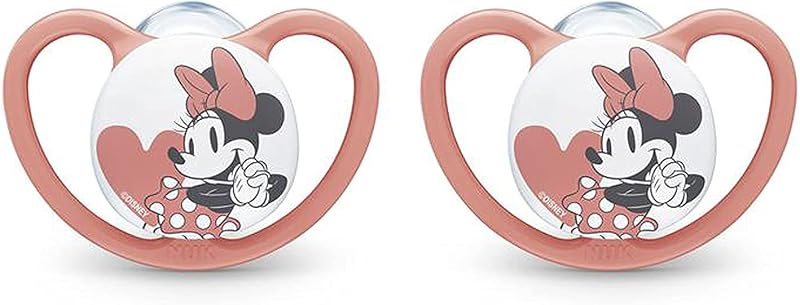 Space Orthodontic Pacifiers (Minnie, 0-6 Months)