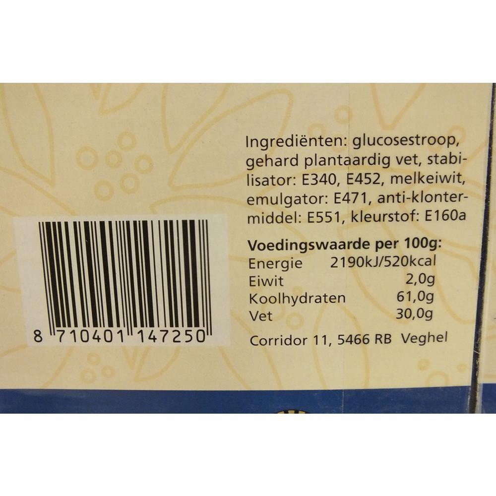 Alex Meijer Sachet de 500 x 2,5 g de crème blanc café/crème