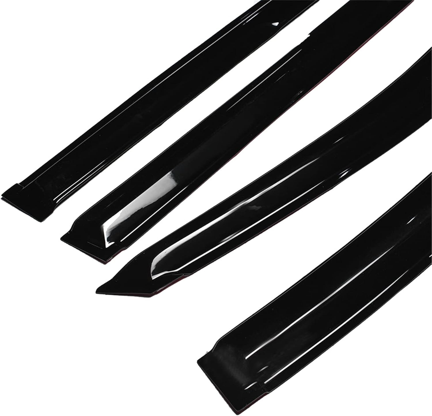 Silscvtt Window Visors Shade Sun Rain Wind Guards Deflectors Cover Acrylic Outside Replacement for Sienna 2004-2009