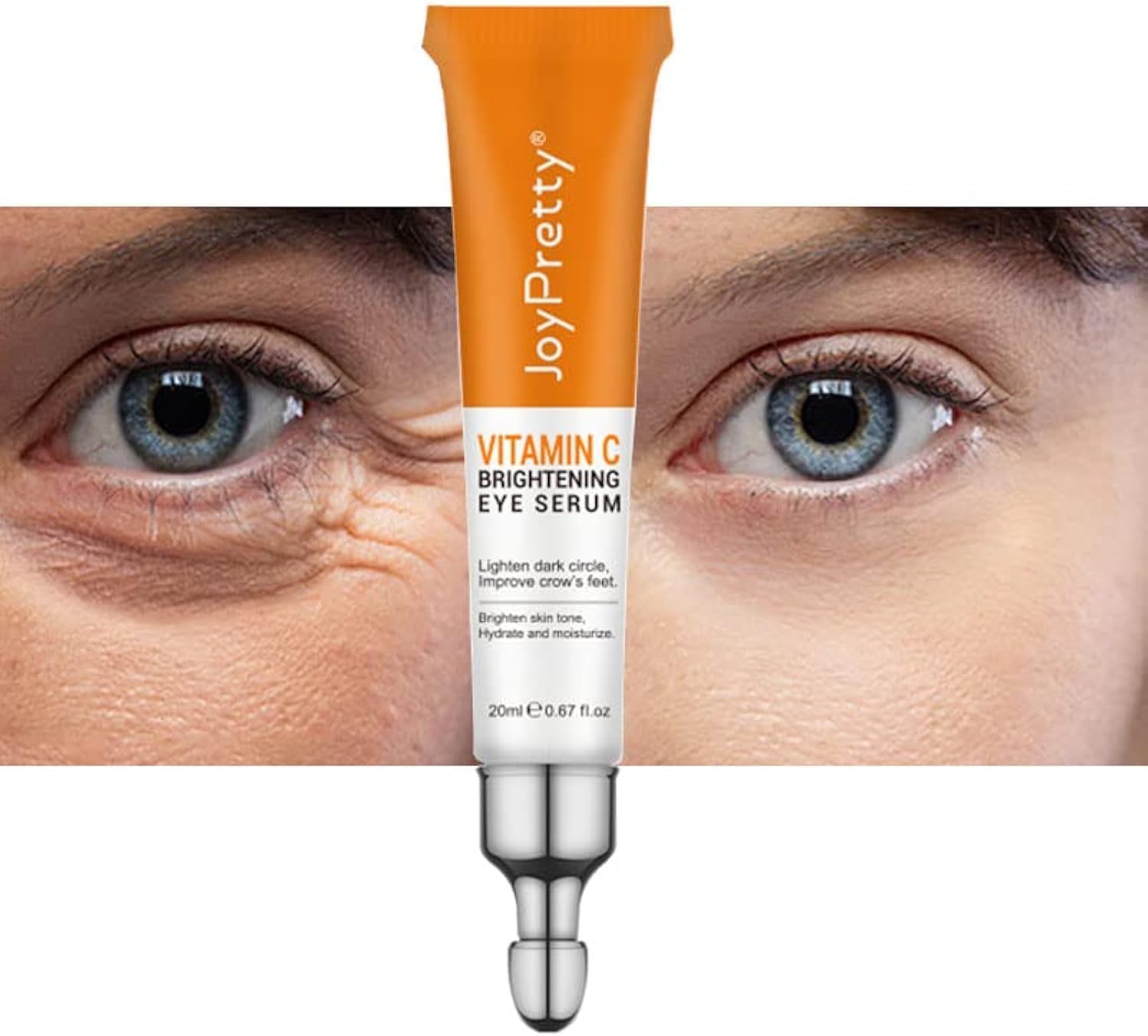 Amazing Eye Cream for Dark Circles and Puffiness, Instantly Remove Eye Bags Wrinkles Fine Lines Dark Circles, Vitamin C Anti Aging Eye Cream