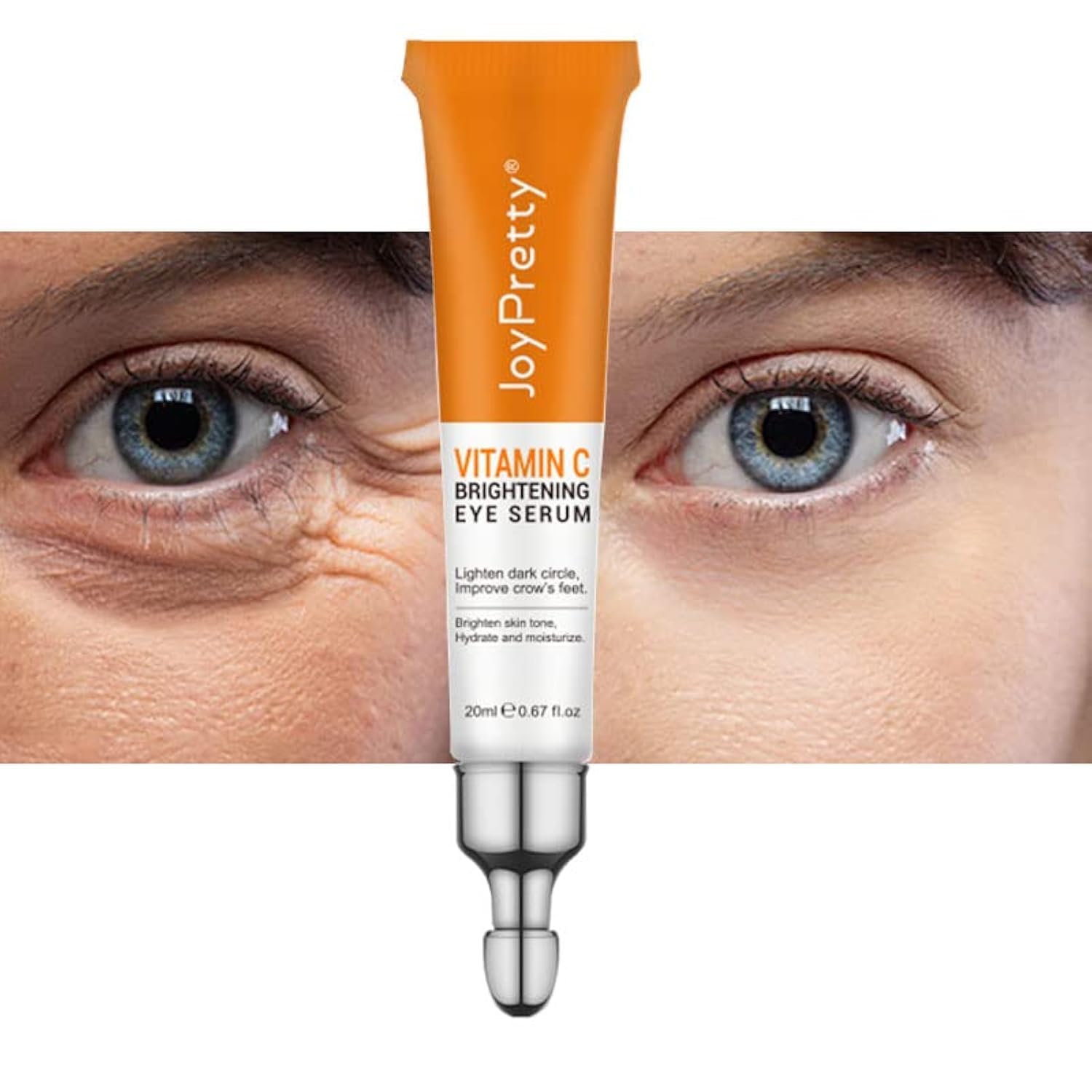 Amazing Eye Cream for Dark Circles and Puffiness, Instantly Remove Eye Bags Wrinkles Fine Lines Dark Circles, Vitamin C Anti Aging Eye Cream