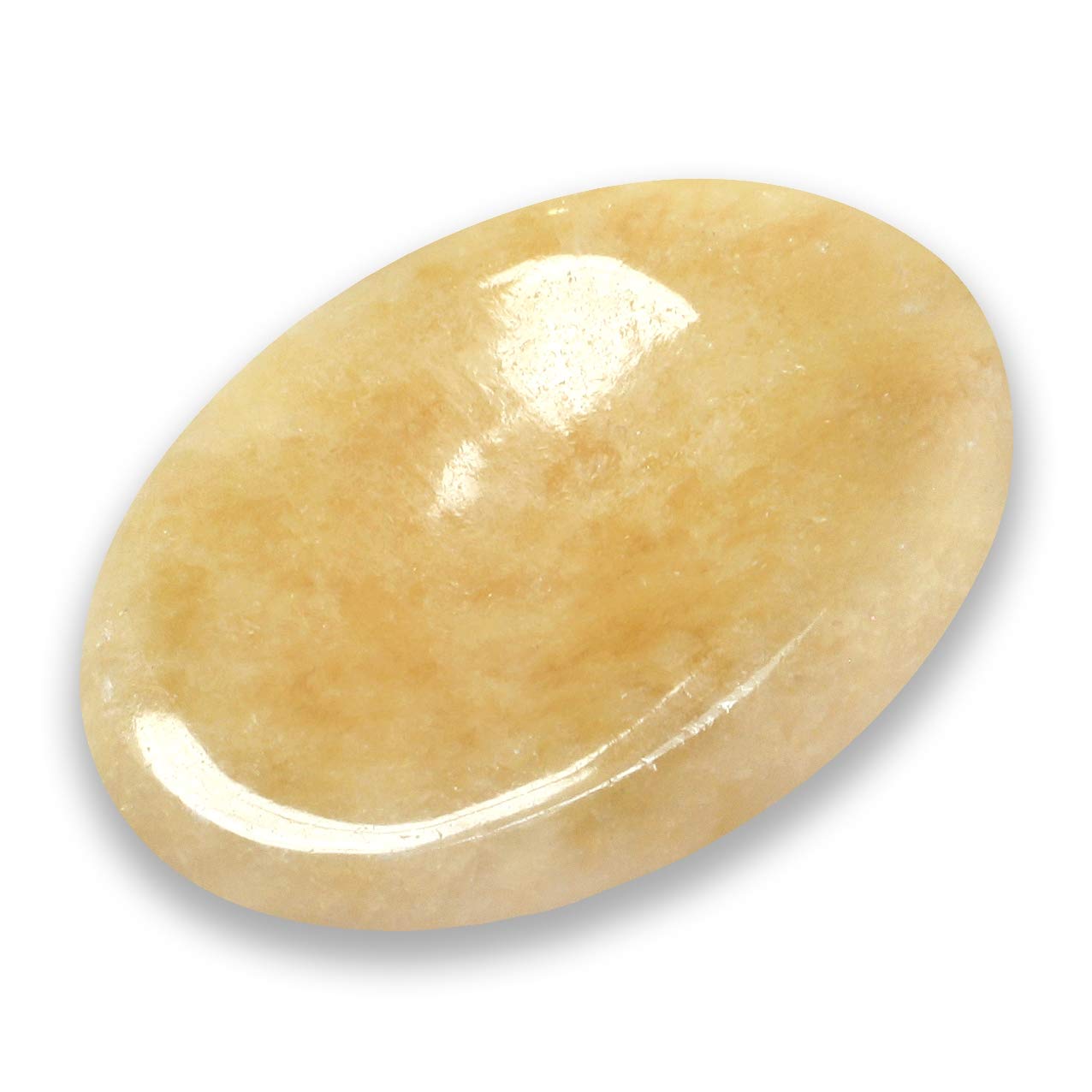 CrystalAge Orange Calcite Thumb Stone