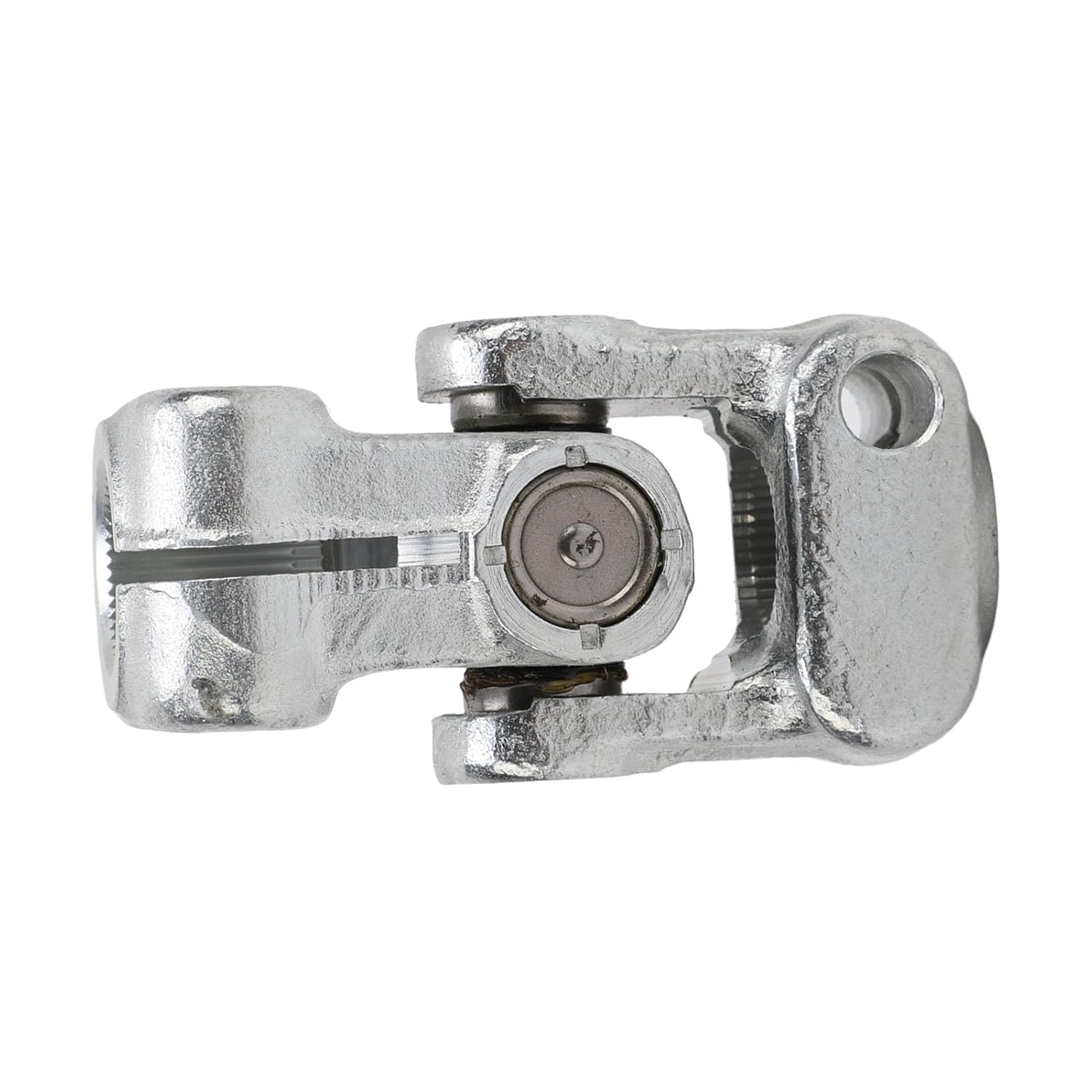 Lower Steering Shaft Joint Steel Alloy, High Strength Steering Column Link for Models - Durable Construction, Precision Fit, Enhanced Vehicle Handling