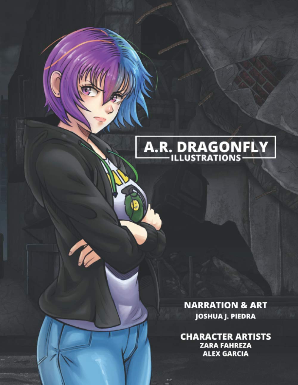 Dragonfly Illustrations A.R. - Affiche d'art et illustration de libellule pour salon