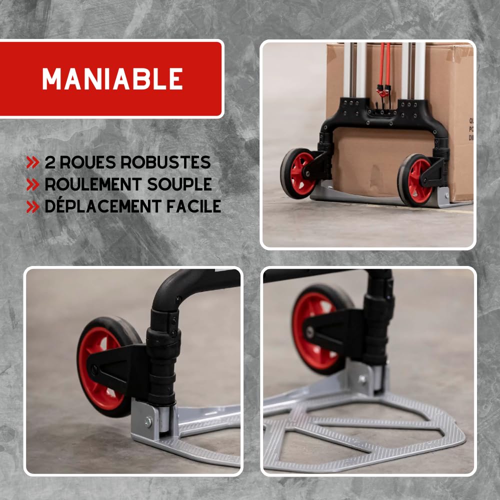 Diable Pliable en Aluminium 70kg - Hanger - 100300