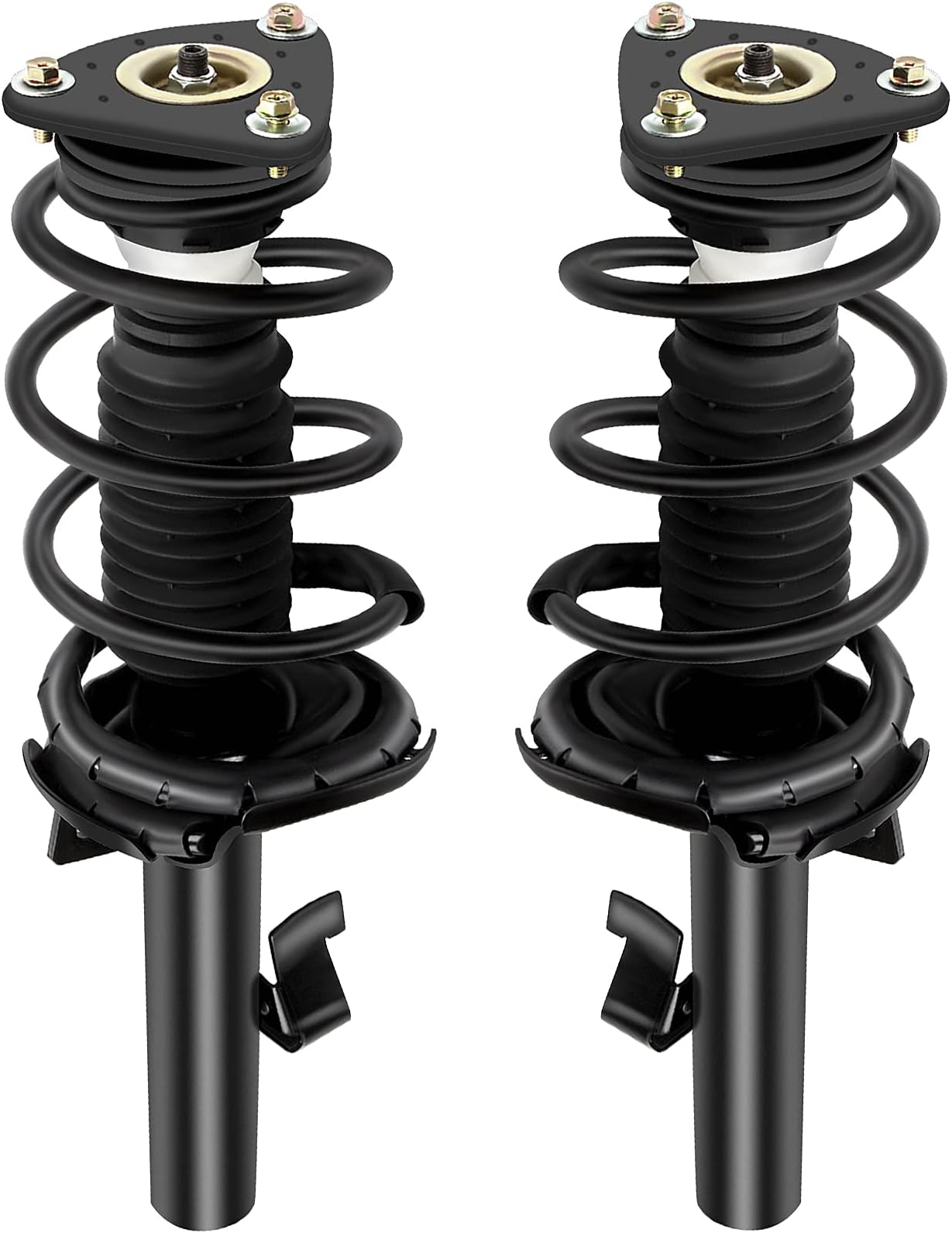 Complete Struts Shock Absorbers Fits for 04-13 for Mazda 3, 06-10 for Mazda 5 cciyu 172264 172263 Quick Struts Assembly Front Pair Struts FWD