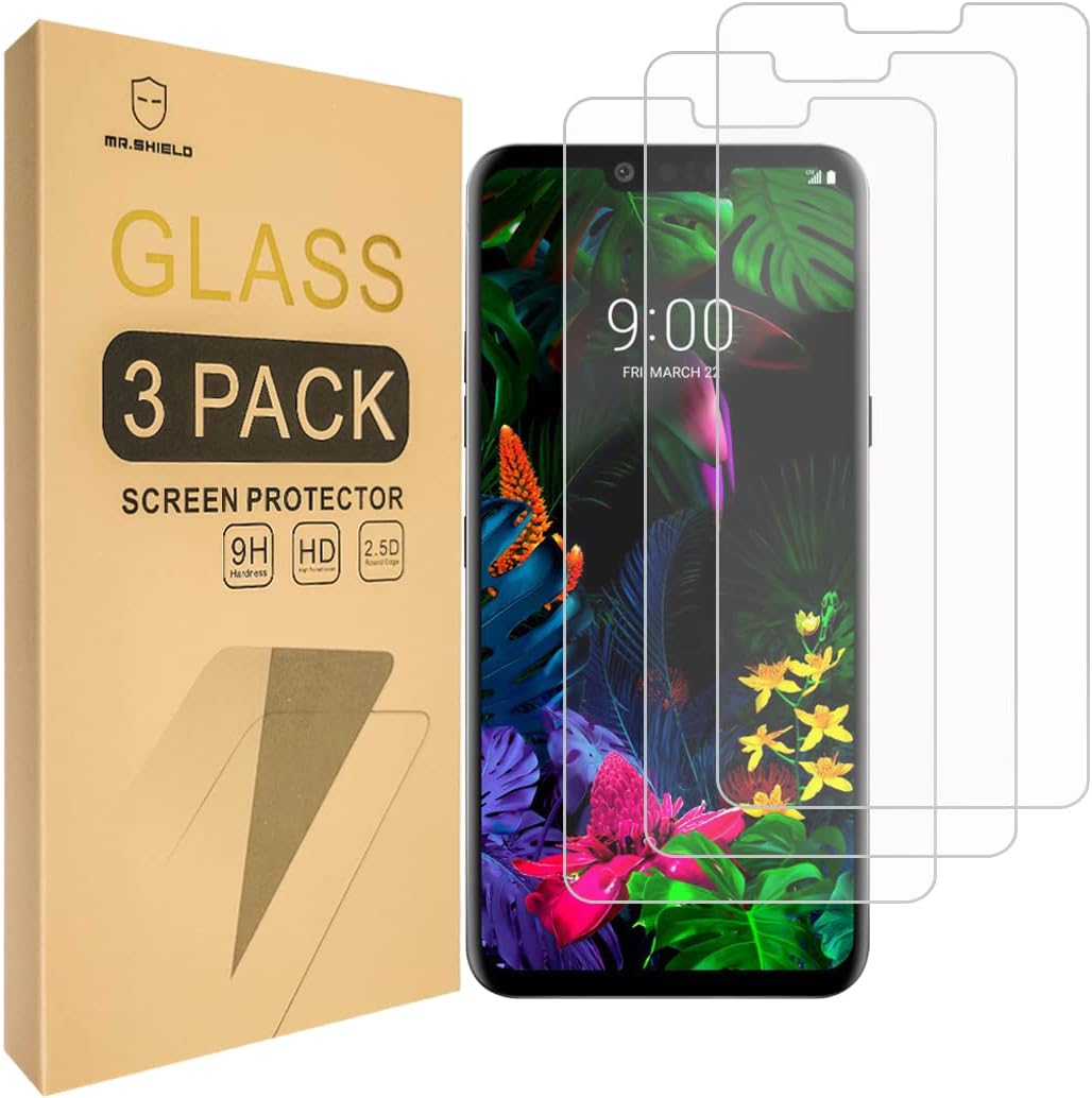[3-PACK]-Mr.Shield Designed For LG G8 ThinQ [Tempered...