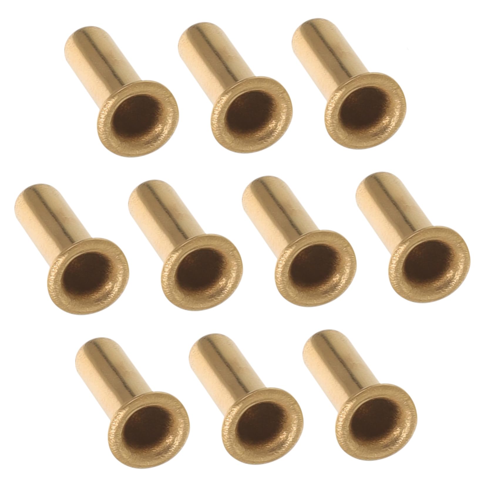 Cabilock 10pcs Compression Inserts for Oil Lines Bushing Kit High-pressure Oil Connector Easy Install No Soldering