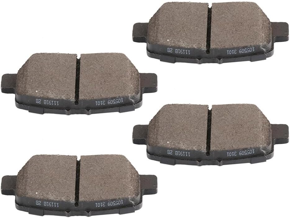 AUTOMUTO 4PCS Rear Semi-Metallic Disc Brake Pads Set D1090 For Acura RL 2005-2012