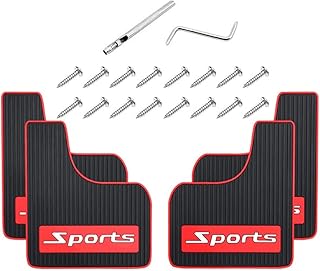 4PCS Car Mud Flaps Universal Rubber Mudguard Soft No Collision Front and Rear Fender Splash Guards Mud Flaps for Cars
