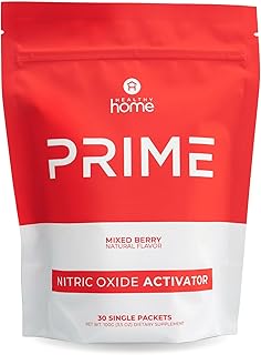 Prime Nitric Oxide Activator Supplement | Mixed Berry Flavor | 30 Packets | Supports Circulation, Focus, and Cardiovascular Wellness | Natural Ingredients for Daily Vitality
