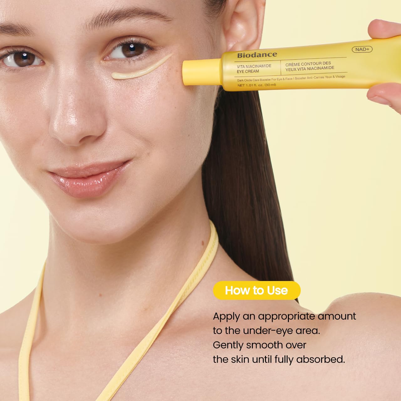 BIODANCE Vita Niacinamide Eye Cream, Under Eye Cream for Dark Circle and Dark Spots, Revitalizing, Brightening, Tone-evening, Self Care Gifts for Women, Korean Skin Care | 1.01 fl.oz