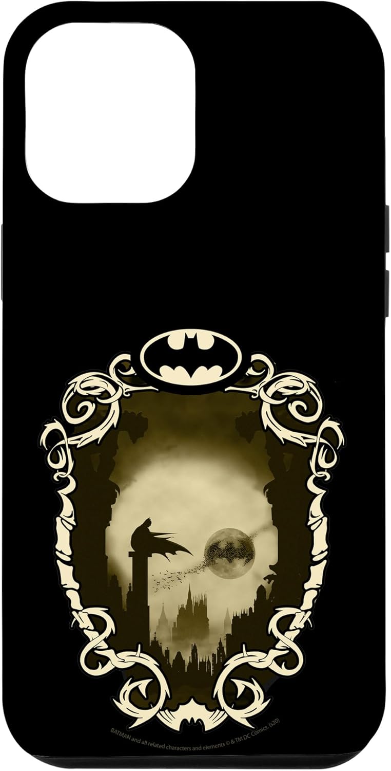 iPhone 12 Pro Max DC Comics Fanart Batman Mirror Silhouette Case