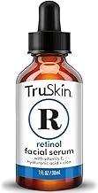 TruSkin Retinol Serum for Face – Gentle, Skin Friendly Anti-Aging Retinoid with Hyaluronic Acid, Cica & Vitamin E – Retinol Facial Serum for Smoother-Looking Skin & Improved Texture, 1 Fl Oz