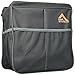 InsideSmarts Car Garbage Can. LiquiSHIELD WaterProof Storage Organizer & Trash Bag: 3 Side Pockets for Toys, Snacks, Cans, Drinks. (Gray)