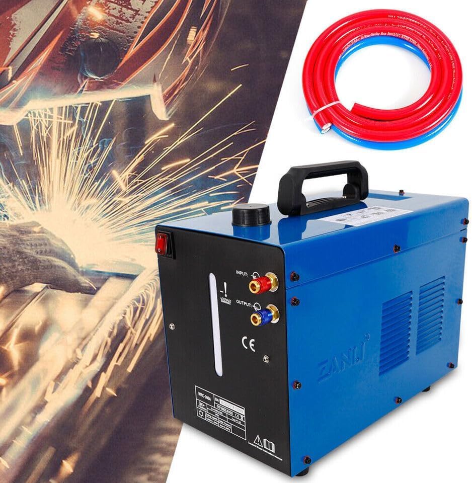 Equipo de soldadura MIG enfriador de agua, enfriador de agua de 10L, 370W profesional industrial enfriador soldador para enfriar paquetes de manguera