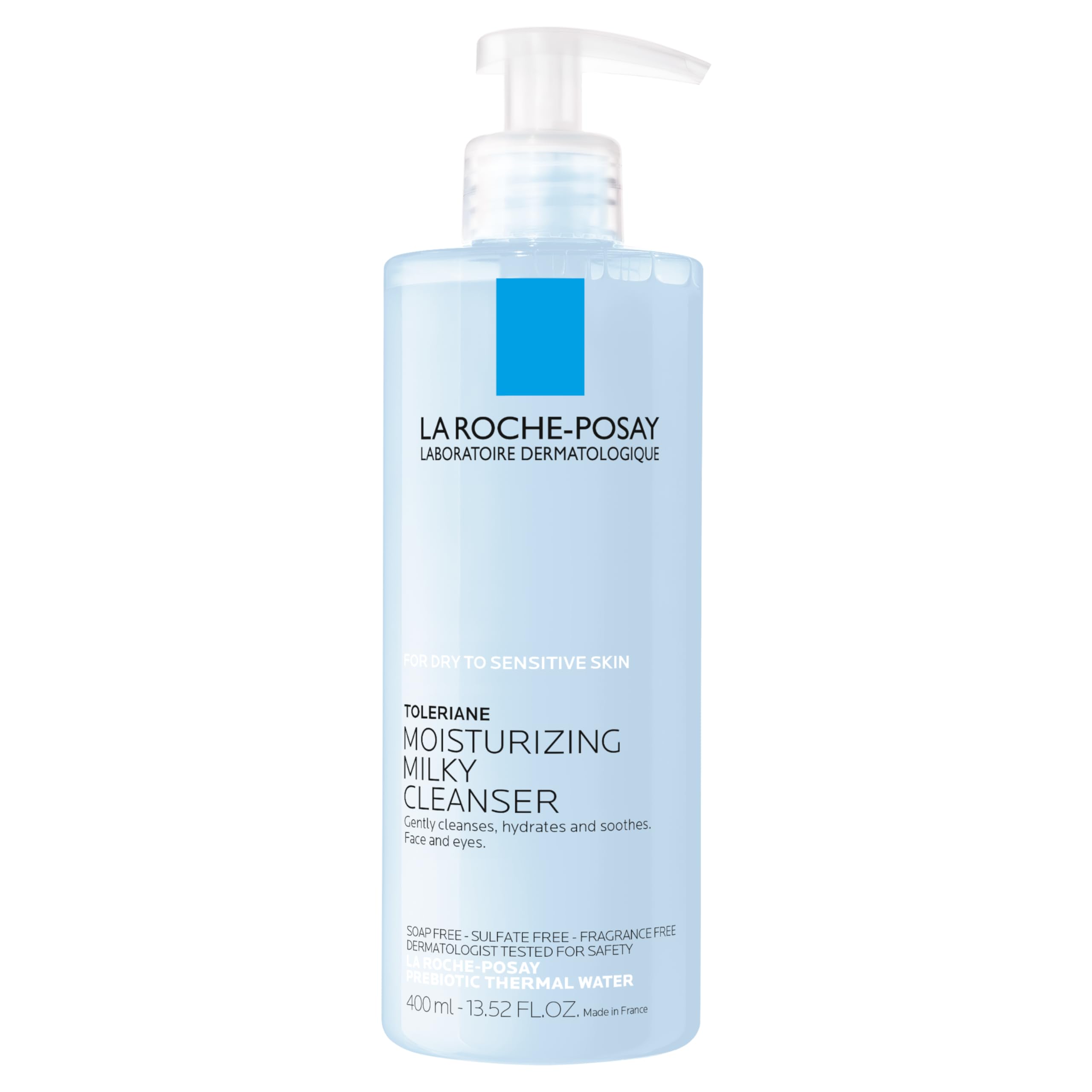 La Roche-Posay Toleriane Moisturizing Milky Cleanser, Gentle Face…