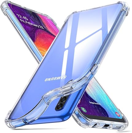 ORNARTO Funda Samsung A50,A50 Carcasa Silicona Transparente Protector TPU Airbag Anti-Choque Ultra-Delgado Anti-ara?azos Case Caso para Tel?fono Samsung Galaxy A50(2019) 6,4
