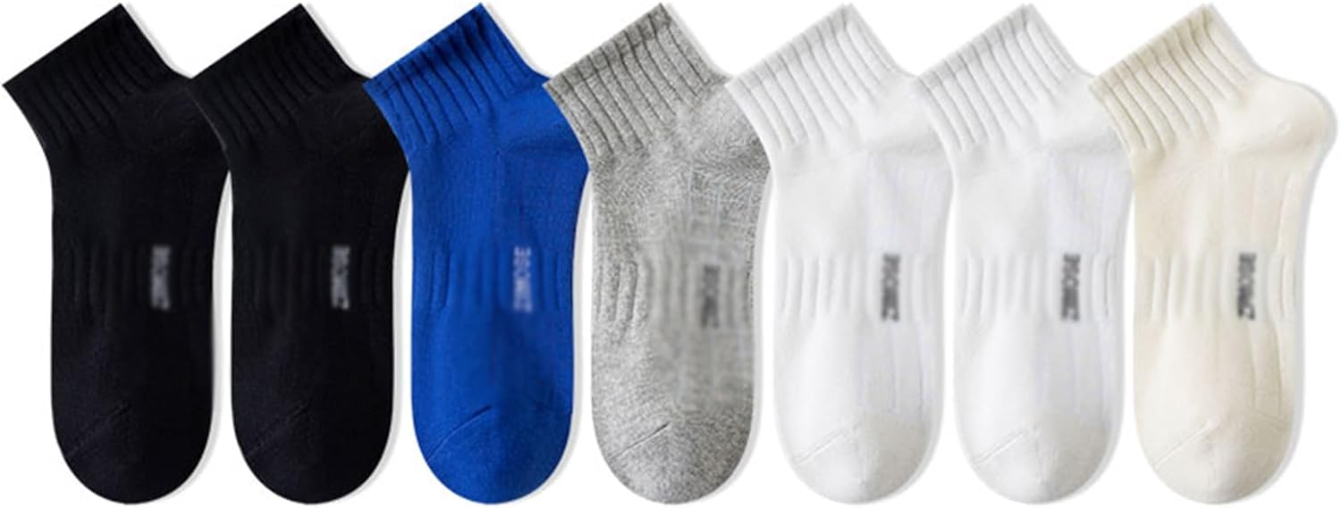 Perfect fit 7 Pairs Of Men's Cotton Socks, Summer Thin Sports Low-top Socks Reasonable price