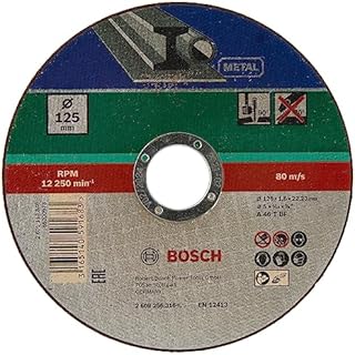 Bosch 2609256316 tarcza do cięcia metalu 125 mm ø x 1,6 mm prosta