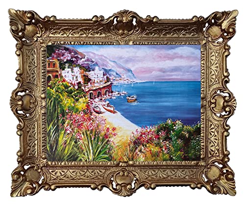 Tableau mural paradis des fleurs au bord de la mer Rajco : l'esprit d'antan - 2