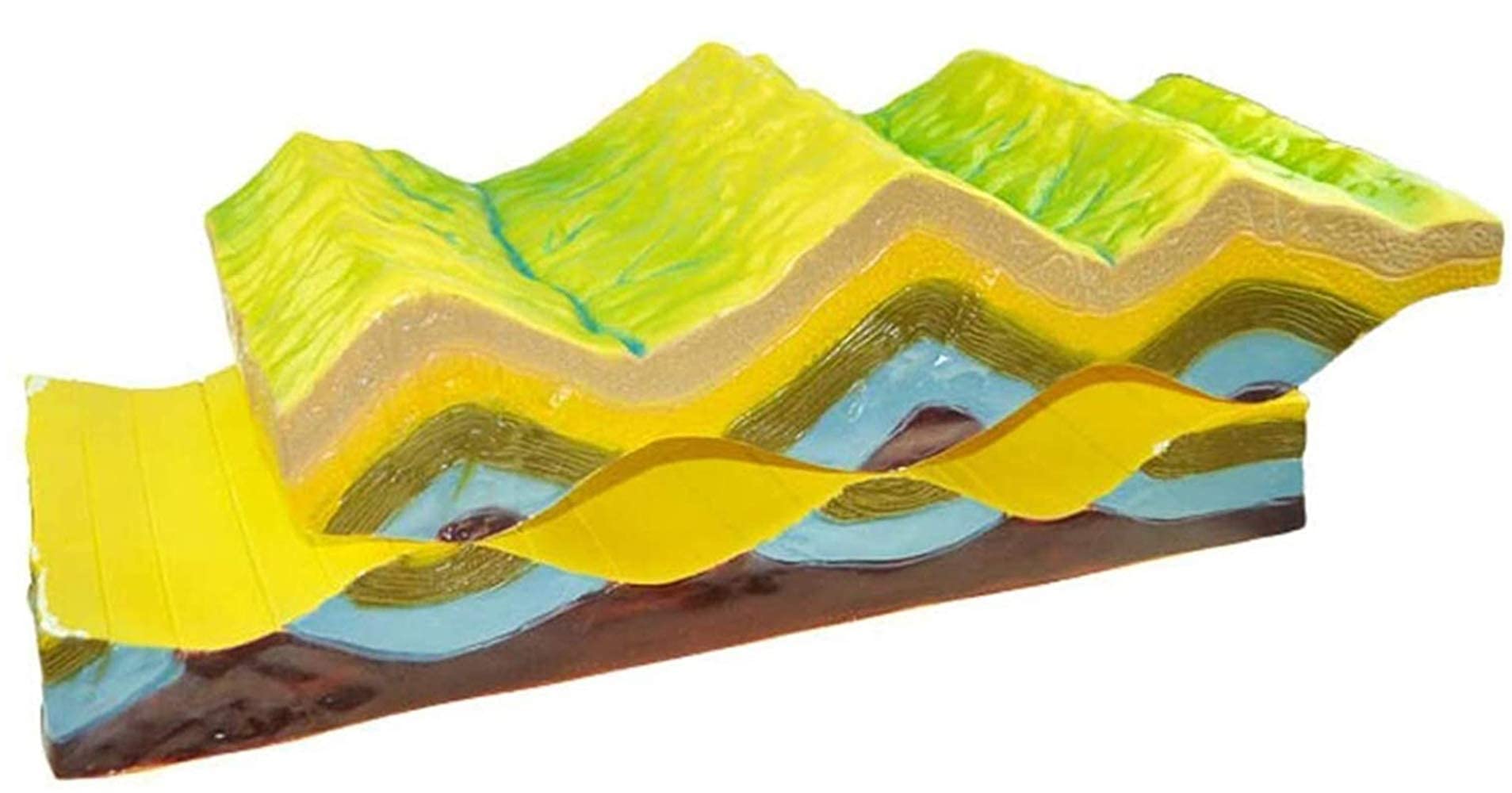 Modello Geografico, Struttura delle Pieghe E Suo Sviluppo Geomorfologico, Materiale Scientifico Ed Educativo