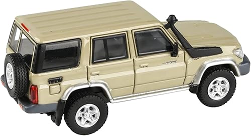 Miniatura 2 de Toy Cars 2014 Land Cruiser 76 Sandy Taupe Tan 1/64 Diecast Model Car por Paragon Models PA-55316