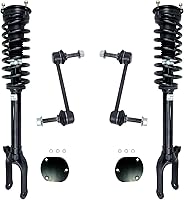 Vista 82 de Detroit Axle - Kit de puntales delanteros para Volvo C30 C70 S40 V50, 2 puntales muelle helicoidal 2 estabilizador, barra estabilizadora, enlaces