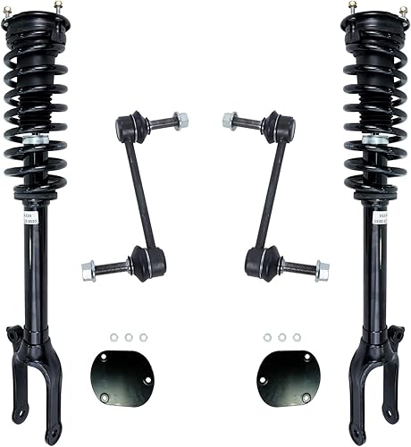 Miniatura 82 de Detroit Axle - Kit de puntales delanteros para Volvo C30 C70 S40 V50, 2 puntales muelle helicoidal 2 estabilizador, barra estabilizadora, enlaces