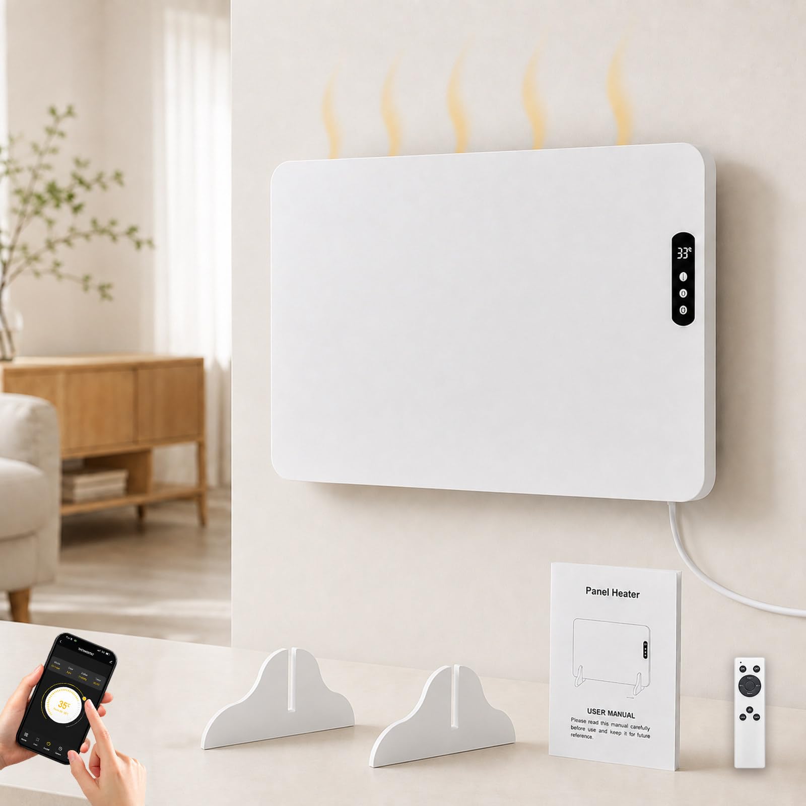 Convector Eléctrico con Mando a Distancia A-400