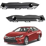 Aemrovi Front Bumper Bracket Compatible with Toyota Camry 2015-2017 - Driver and Passenger Side Pair, Direct Fit for TO1032121 TO1033121 52535-06190 52536-06190, ABS Plastic (Camry 2015-2017)