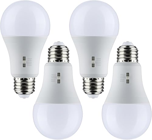 LABORATE LIGHTING A19, 5W, E26- Medium Base, CCT Selectable, 120V, White Finish 