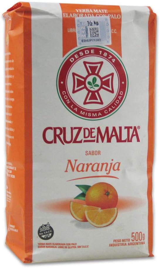 Cruz de Malta Yerba Mate Orange 500G
