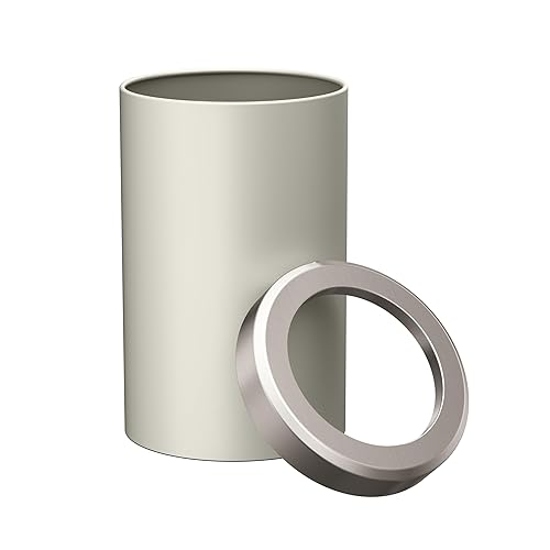 Miniatura 7 de Gatco 1910B - Papelera redonda moderna, latón cepillado