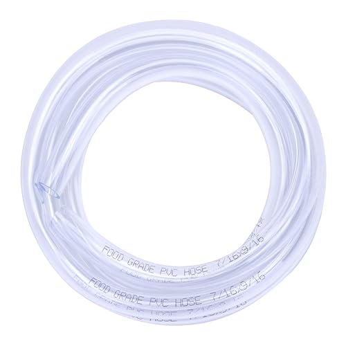 Miniatura 40 de DERNORD - Tubo de cloruro de polivinilo (PVC) de 5/16 pulgadas de diámetro interior x 7/16 pulgadas de diámetro exterior, manguera flexible