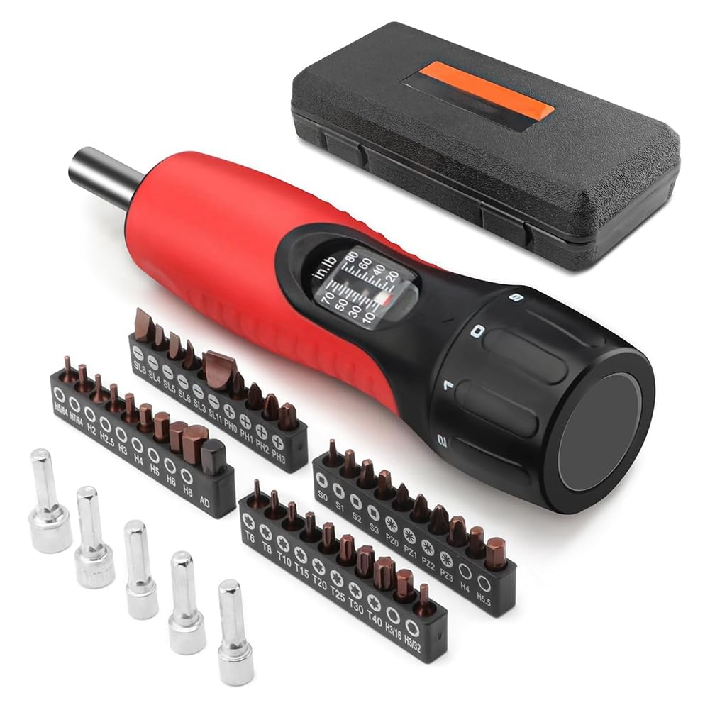 Ijsdnvjndx As Shown S2 Bits(39) 46Pcs Torque Screwdriver Wrench Driver Set For Bike Repairing, Tools, Maintenance And Mounting